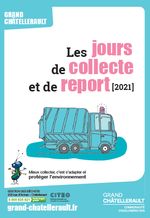 Télécharegr le document des collectes des déchets et reports 2021